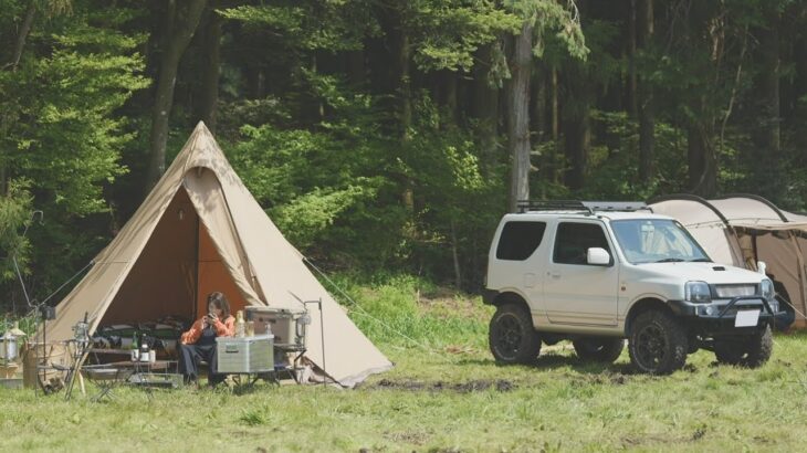 【女子ソロキャンプ】ジムニー女子が選ぶキャンプ道具ベスト10🏕おしゃれギア多数【LEDランタン多数】