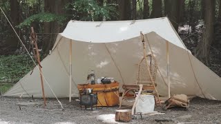 タイムスリップ⁉︎歴20年【オールドスタイルキャンプ】こだわりキャンプギア🏕1920年代テント