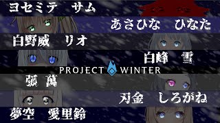 【Project Winter】初心者だらけの雪山キャンプ場　リオ視点【白野威リオ/VTuber】