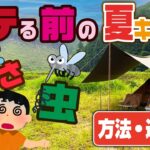 【方法・道具編】バテる前の夏キャンプ対策