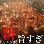 【キャンプ飯】２０２２年最新！さけるチーズとベーコンとネギの相性がヤバかった…