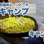 【ソロキャンプ】大淀西海岸ムーンビーチキャンプ場で冬キャンプ【キャンプ飯】