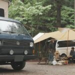 【グルキャン】車中泊＋キャンプ🏕会社仲間と和気藹々💡洗練された車内紹介