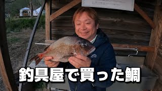 春しか味わえない贅沢！！鯛をまるごと食べ尽くす海のキャンプ