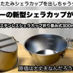 ダイソーの折り畳みシェラカップが安すぎる…【キャンプ道具】100均キャンプ　ソロキャンプ　ファミリーキャンプ