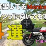 #169 Monkey125キャンプに向いてる理由４選。良い味出してるMonkey125。モンキー125初めてのソロキャンプで分かったこと。