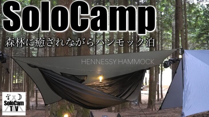 【ソロキャンプ】新しく購入したキャンプ道具でハンモック泊_HENNESSY HAMMOCK