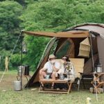 【夫婦キャンプ道具】２ルームコールマンテント登場🏕キッチン広々キャンプ飯も簡単調理