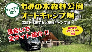 【キャンプ場紹介】気合いの全サイト紹介！もみの木森林公園オートキャンプ場