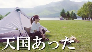 関西女子ふたり北海道上陸！南ふらの絶景湖畔キャンプ【withななみはん】(4k)[字幕]北海道キャンプ/かなやま湖畔キャンプ場/キャンプ/キャンプ女子/ソロキャンプ/ソロキャンプ女子/ソログル/コラボ