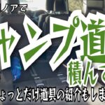 【90系新型ノア】検証！キャンプグッズどのくらい乗る！？ついでに道具紹介！【試してみた】