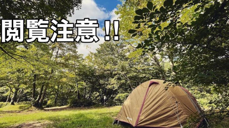 【ソロキャンプ】腹筋崩壊‼︎肝臓も崩壊⁈青森県 七戸森林公園キャンプ場。