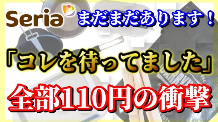 2021年12月最新100均セリアキャンプ道具新商品も全部110円！神商品5選まだ間に合う！