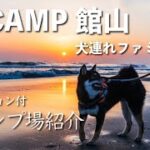 【犬とキャンプ】ここは南国！？RECAMP館山で海の幸キャンプ＆海岸散歩【キャンプ場紹介・後半はナレーション付きレポート】