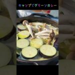 【キャンプ飯】グリーンカレーを作る動画｜かんたん料理 #Shorts