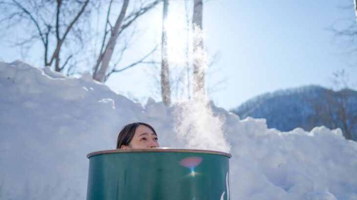 【キャンプ】ドラム缶風呂で迎える至福の朝