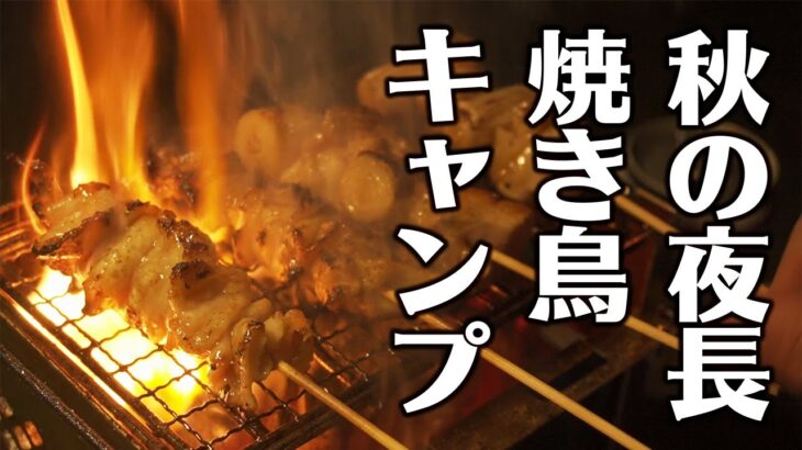 オモロイハンモックでソロキャンプ～秋の夜長の焼き鳥キャンプ～