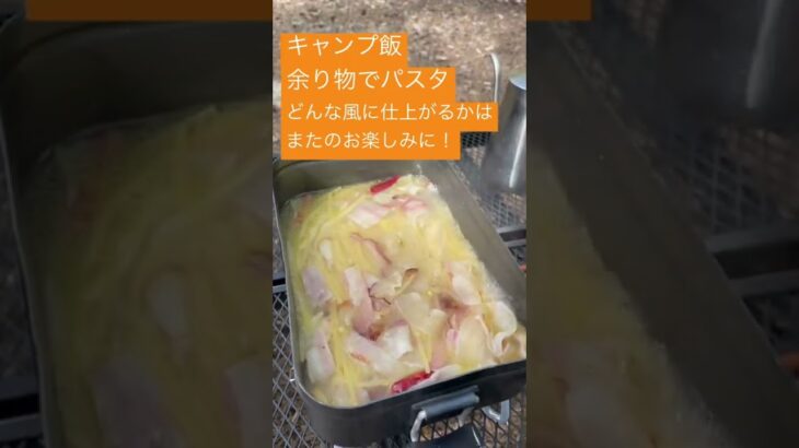 キャンピングカー！一人旅！キャンプ飯料理中