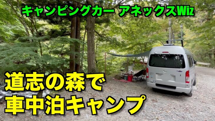 【キャンピングカー】車中泊キャンプで焚き火料理と旨い酒を満喫