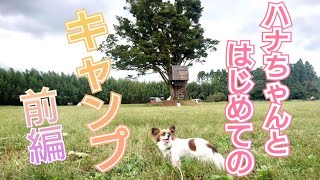 ハナちゃんとはじめてのキャンプ「前編」