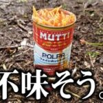 缶のゴミで作るキャンプ飯が美味すぎた…！！！