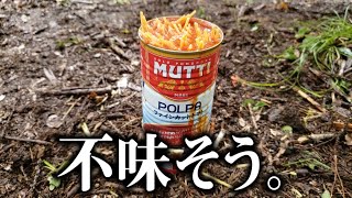 缶のゴミで作るキャンプ飯が美味すぎた…！！！