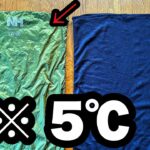 【冬キャンプ】夏用寝袋＋インナーシュラフは5℃でも寝られる？【寒さ対策】