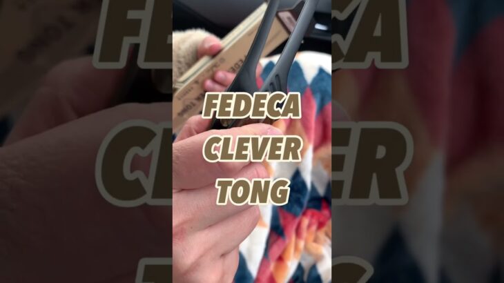 お小遣いで最高のトング買った/FEDECA CLEVER TONG#キャンプ初心者 #camping #キャンプギア