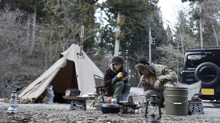 歴20年【夫婦キャンパー】冬キャンプを楽しむキャンプ料理も🏕テントも工夫し薪ストーブでゆったりスタイル🔥