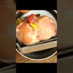 ローストチキン 塩レモン味 / アウトドア料理 / キャンプ料理 / Roast chicken cook in Military mess kit / Outdoor cooking