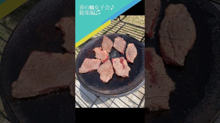 春の女子会BQ♪総集編です♫ #キャンプ飯 #キャンプ #アウトドア #バーベキュー #ダッチオーブン料理 #ダッチオーブン