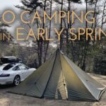 【祝定年 ポルシェでキャンプ】雪道スタック、そして春を迎えたソロキャンプ | SOLO CAMPING IN EARLY SPRING | PORSCHE911 | JAPAN |