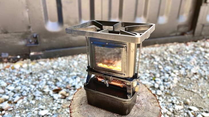 【キャンプ道具】史上初⁉️アイロンストーブ作ってみた‼️making iron stove/lantern stove