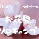 春を探しに〜マイペース女のお花見ソロキャンプ〜