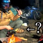 バイクキャンプでたこ焼きを作ったら…