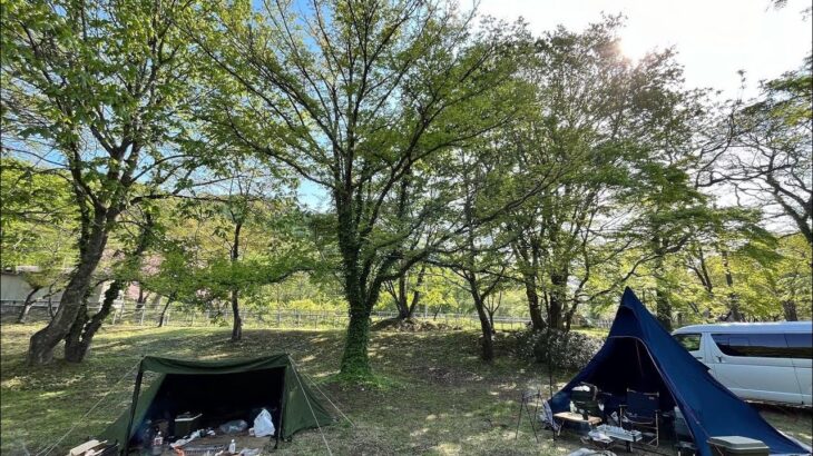 そうだ！キャンプへ行こう！至高のソログルキャン🏕️青森県 七戸森林公園キャンプ場。