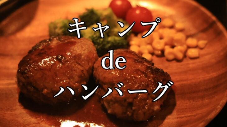 【ソロキャンプ】バーグ！バーグ！しらす丼！料理の才能が開花してしまったかも