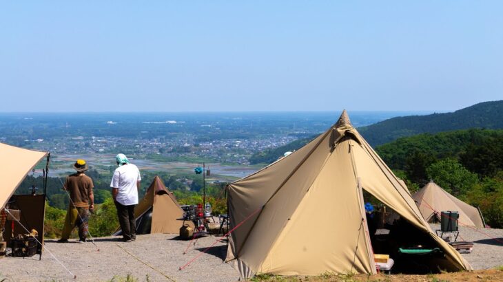 【この絶景‼︎】見晴らし最高な場所でキャンプ🔥歴６年キャンプ道具紹介＃315