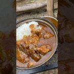 キャンプ初心者レトルトカレーを贅沢カレーにする！ #キャンプ飯