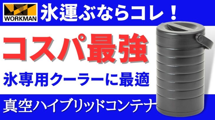 【絶対買って❗️】ワークマンのバズり商品はソロキャンプに最適‼️(真空ハイブリッドコンテナ)