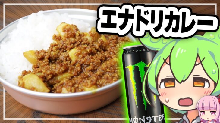 【料理/キャンプ飯】ずんだもんと作るエナドリカレーの末路【 ずんだもん / 琴葉茜 / ゆっくり実況 / VOICEROID / VOICEVOX 実況 / レシピ】