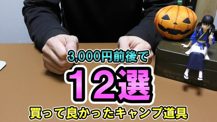 買って良かった3000円キャンプ道具１２選