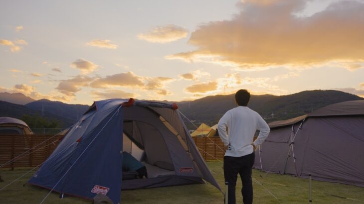 人生（初？）キャンプをしてみた！てか、徳島ってこんなに綺麗？！