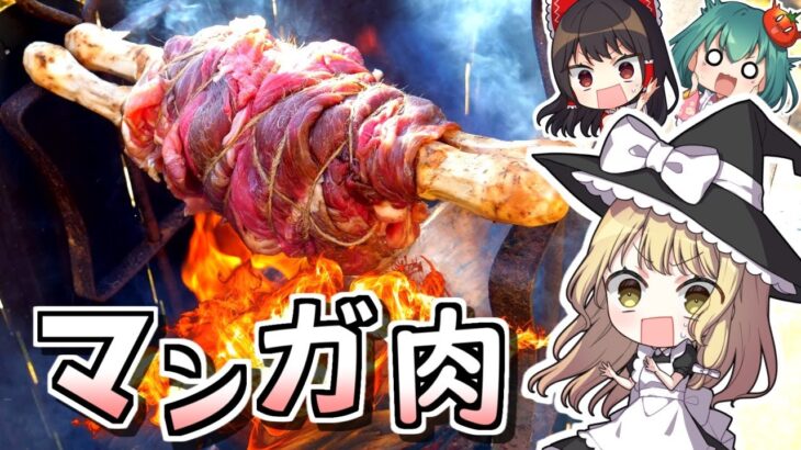 人類のロマン！デカ肉をお腹いっぱい食べたい 【アウトドア料理】【ゆっくり実況】