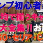 100均でこれだけ揃えられるキャンプギア大全集‼【永久保存版】