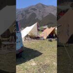 【50代夫婦】ソロデュオ パンダ⛺️２つ並べて別居キャンプは最高 #キャンプ #デュオキャン #アラフィフ #アウトドア #キャンプ道具 #ソロキャンプ