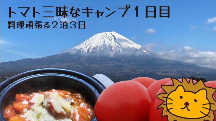 普段料理しない系がトマト農園でトマト三昧なキャンプをする！