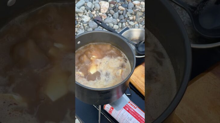 キャンプ飯に簡単に濃厚な出汁の効いたラーメンが作れる#キャンプ飯 #キャンプ飯簡単