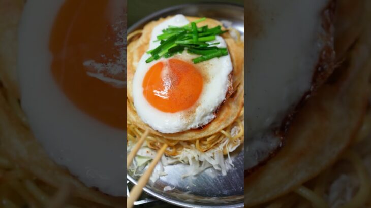 お好み焼き風           #cooking #アウトドア料理 #キャンプ #料理　#キャンプ飯