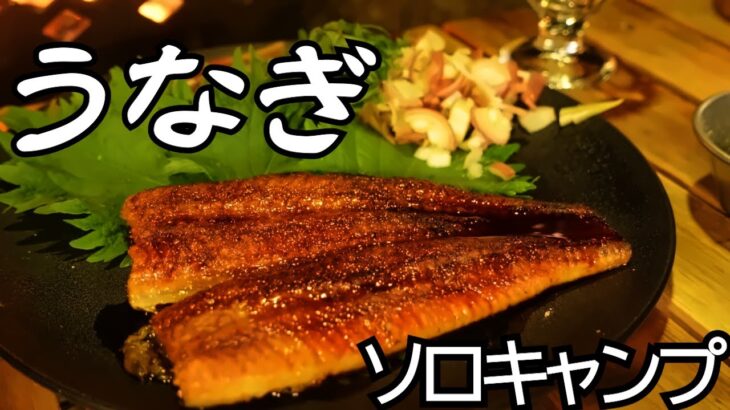 日本酒に合うおつまみを作るソロキャンプと渓流釣り